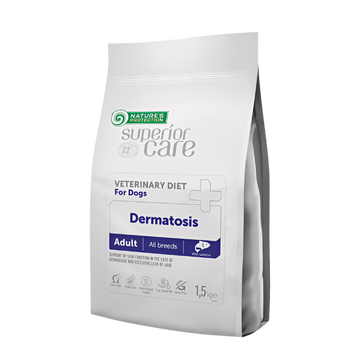 Nature`s Protection veterinary diet - salmon hypoallergenic/dermatosis adult all breed - medium kibbles