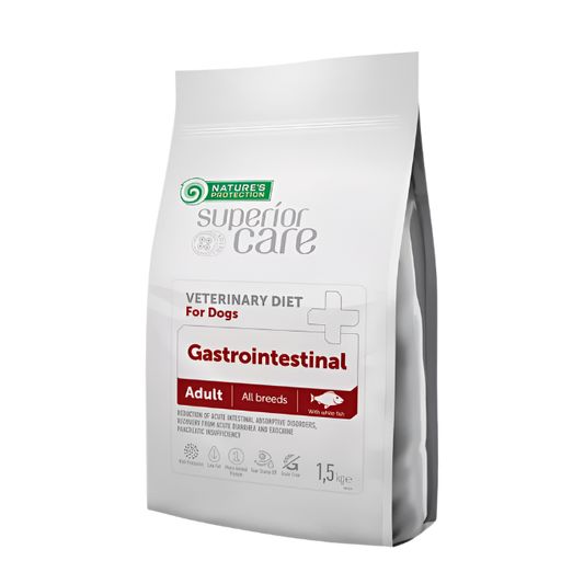 Nature's protection veterinary diet - white fish,  gastrointestinal adult all breed - medium kibbles