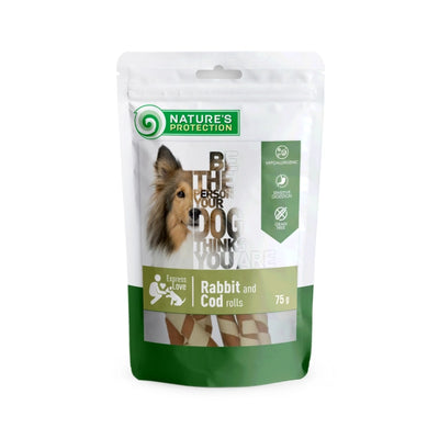 Nature's Protection Rabbit and Cod rolls 75 g