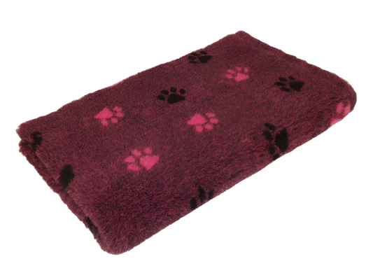 CBK Skridsikker vetbed blomme med to-farvet poter 100x150cm - 30mm tykt