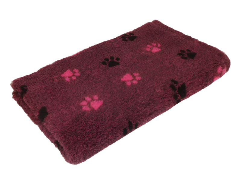 CBK Skridsikker vetbed blomme med to-farvet poter 100x150cm - 30mm tykt