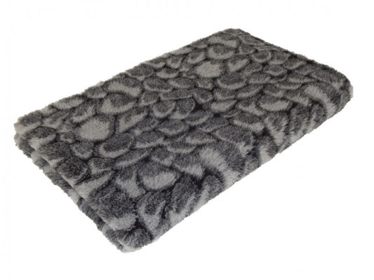 CBK Skridsikker vetbed mørk gråmeleret sten 100x150cm - 30mm tykt