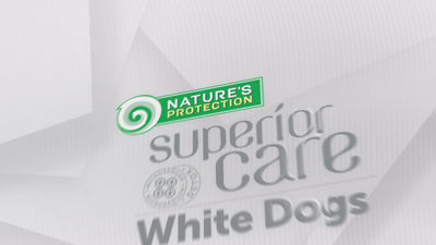 Nature's Protection White Dogs Adult Small Breed, SALMON - SMALL kibbles