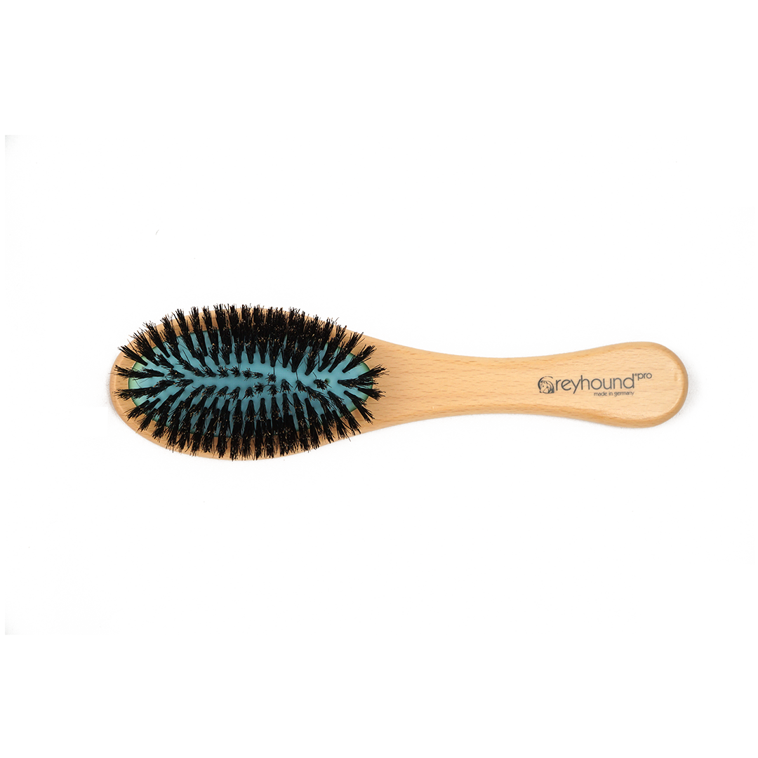 Stor børste, 100% Boar Bristle Greyhound børste, By Ashley Craig fra GroomUs
