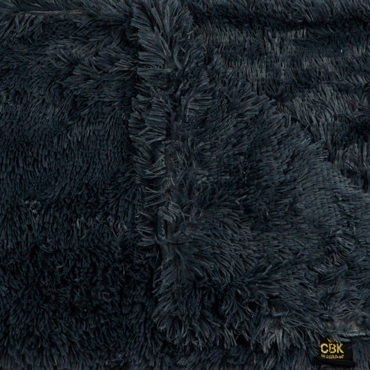 CBK fleece hundetæppe Mørke Grå 100x75 cm Ultra blødt & vendbart - GroomUs