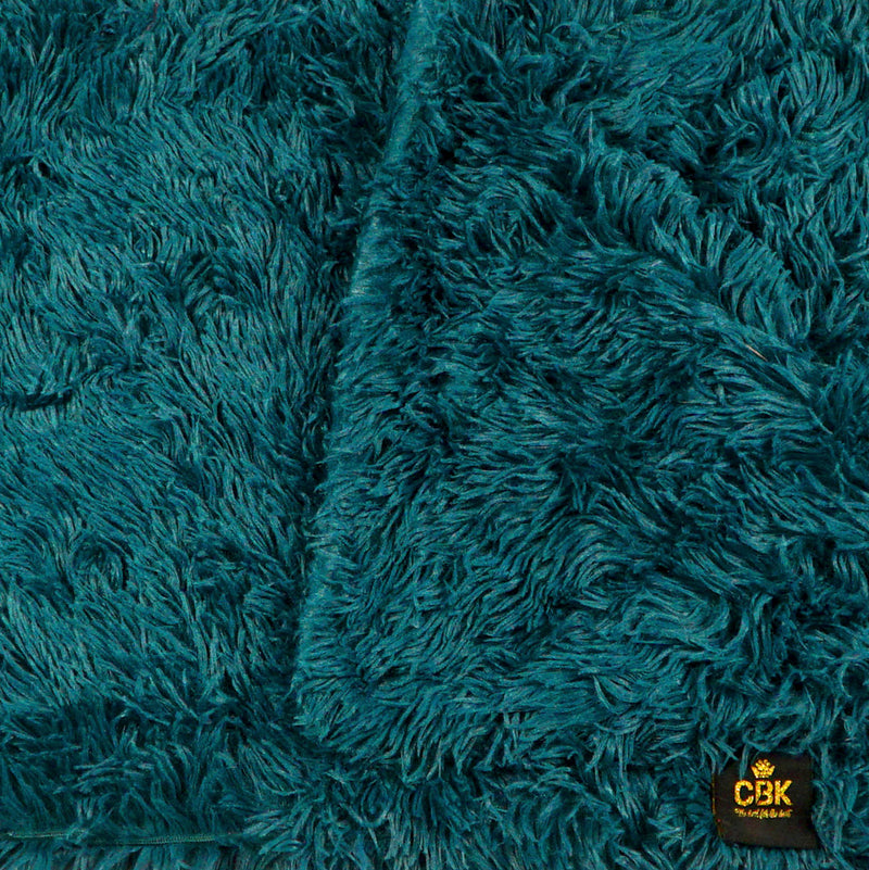 CBK fleece hundetæppe Mørk Turkis 100x75 cm Ultra blødt & vendbart - GroomUs