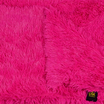 CBK Fleece hundetæppe mørk pink