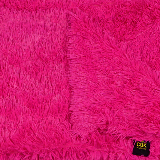 CBK Fleece hundetæppe mørk pink