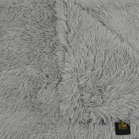 CBK fleece hundetæppe Lysegrå 100x75 cm Ultra blødt & vendbart - GroomUs